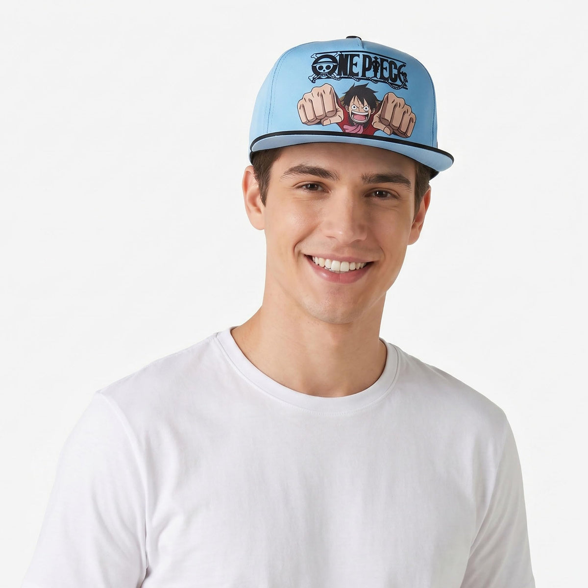 One Piece Monkey D. Luffy & Logo Snapback Hat