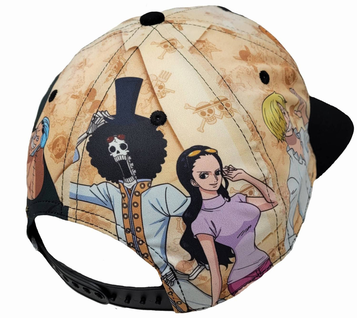 One Piece Straw Hat Crew All-Over Print Snapback Hat