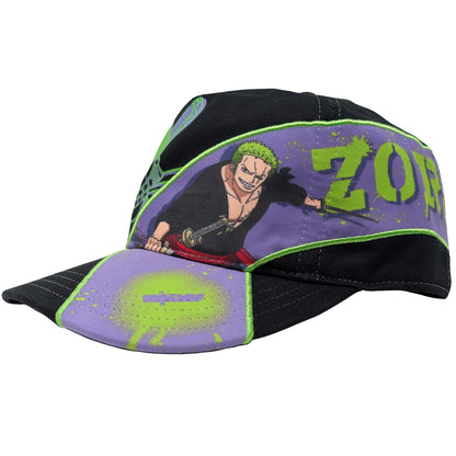 One Piece Zoro & Jolly Roger Snapback Hat