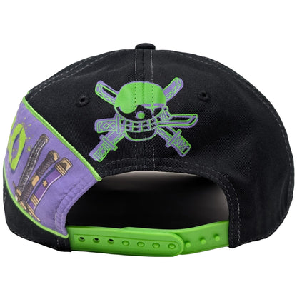 One Piece Zoro & Jolly Roger Snapback Hat