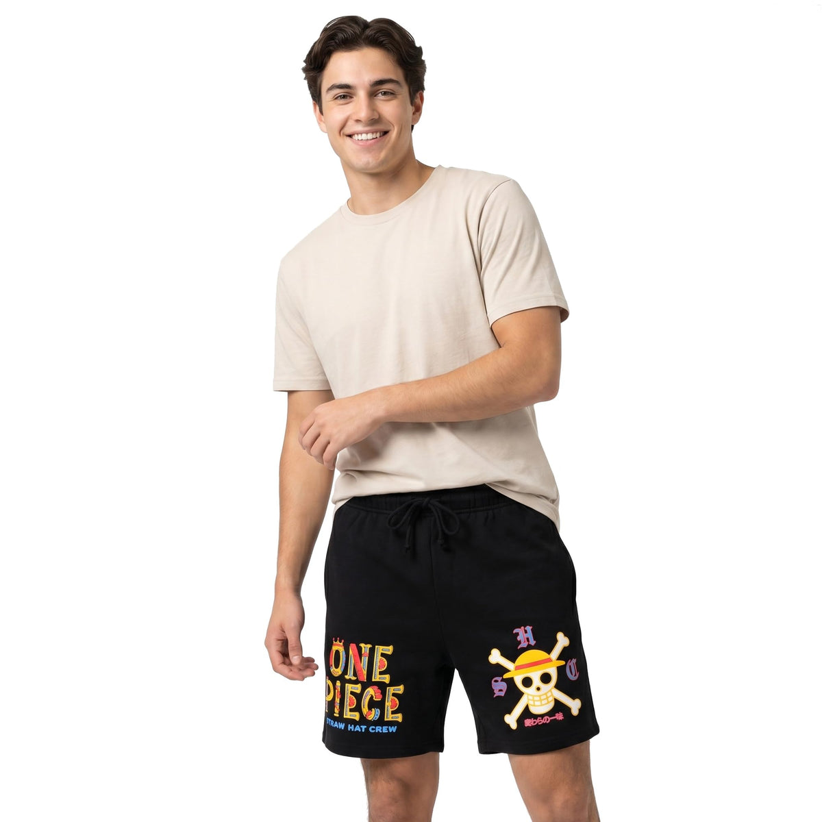 One Piece Straw Hat Crew Jolly Roger Lounge Shorts