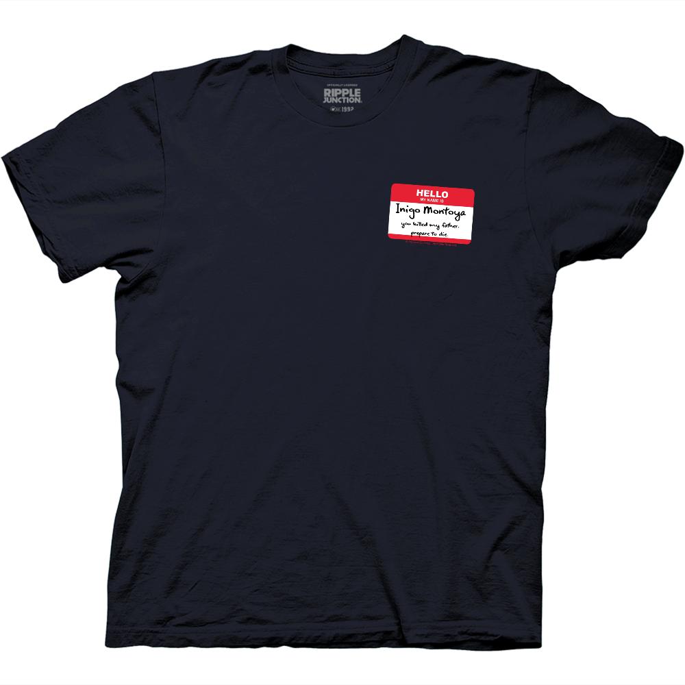 Princess Bride Inigo Montoya Name Tag T-Shirt