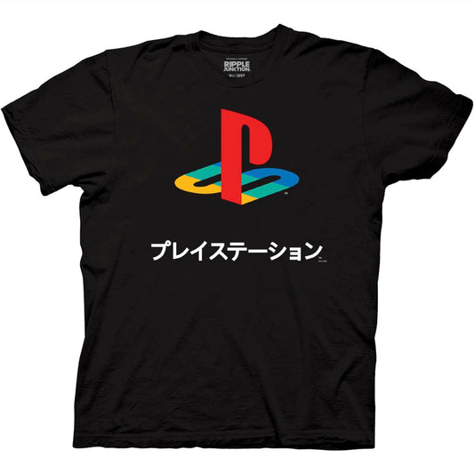 Playstation Full Color Logo With Kanji T-Shirt