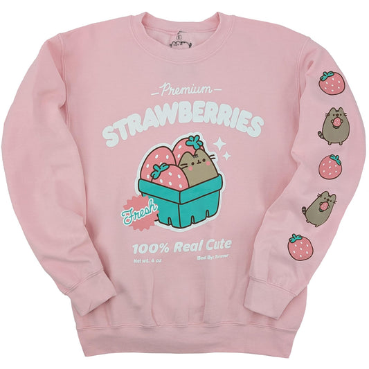 Pusheen the Cat Fresh Strawberries Sweatshirt