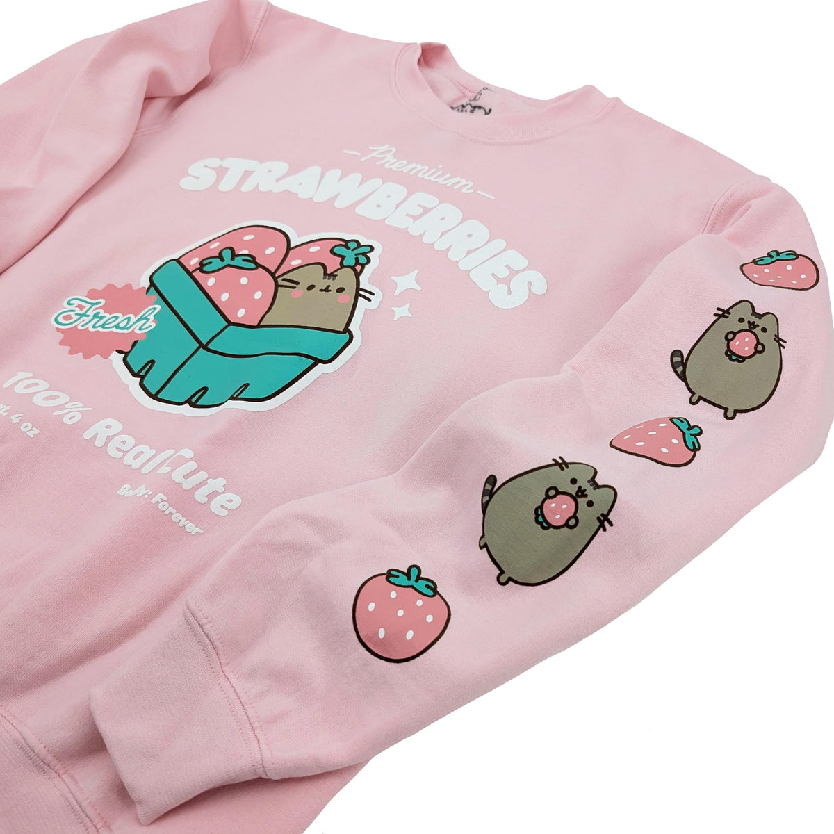 Pusheen the Cat Fresh Strawberries Sweatshirt