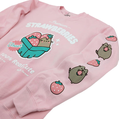 Pusheen the Cat Fresh Strawberries Sweatshirt