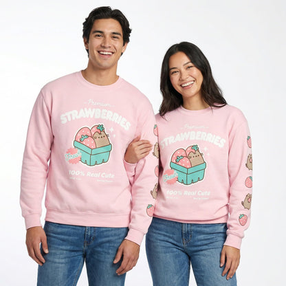 Pusheen the Cat Fresh Strawberries Sweatshirt