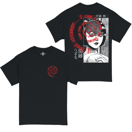 Junji Ito's Uzumaki Spiral Blur T-Shirt