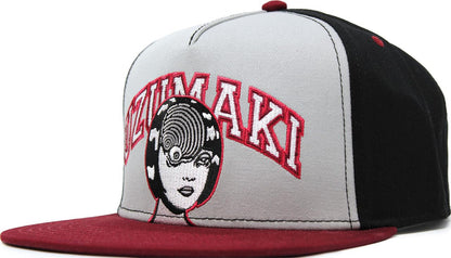Junji Ito Uzumaki Spiral Girl Embroidered Snapback Hat