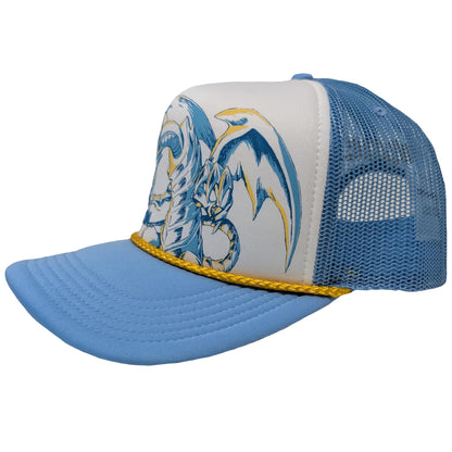 Yu-Gi-Oh! Blue Eyes White Dragon Trucker Hat