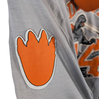 Godzilla King of Monsters Baseball Jersey Hoodie Twofer