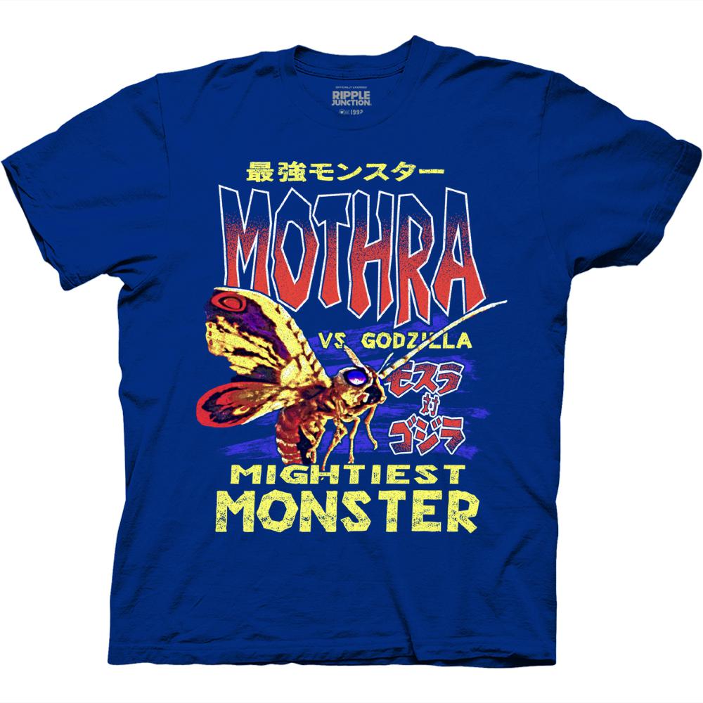 Godzilla Classic Mothra Vs Godzilla Mightiest Monster With Kanji T-Shirt