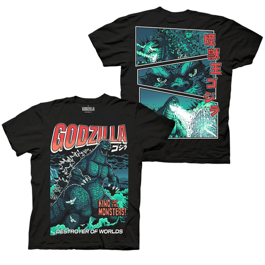 Godzilla Classic Jumbo Comic Art T-Shirt