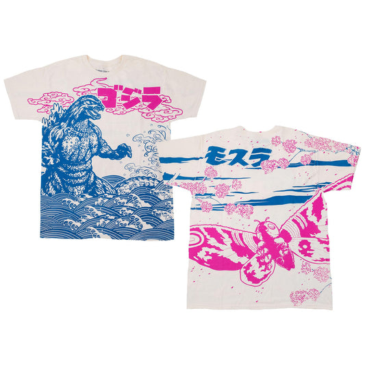 Godzilla Mothra & Godzilla All-Over Print T-Shirt