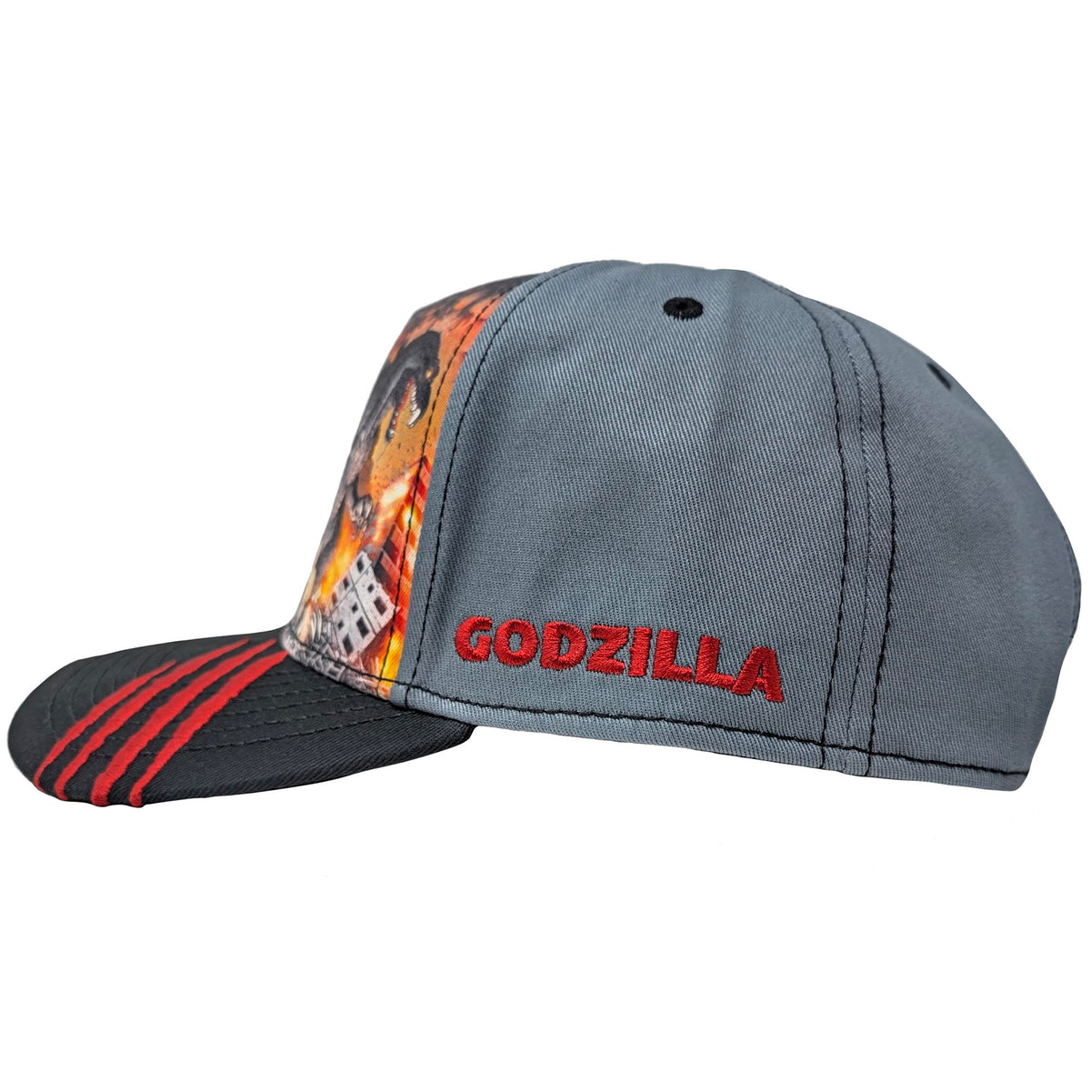 Godzilla Attack Scene & Claw Marks Snapback Hat