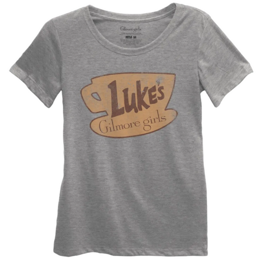 Gilmore Girls Vintage Luke's Coffee Logo Juniors T-Shirt