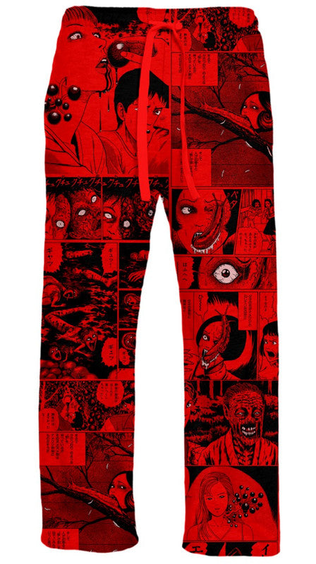 Junji Ito Eyes Pattern Lounge Pants