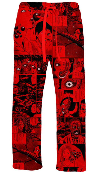 Junji Ito Eyes Pattern Lounge Pants