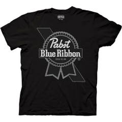 T-Shirts Pabst Blue Ribbon Tonal Logo T-Shirt Pabst Blue Ribbon Pop Culture