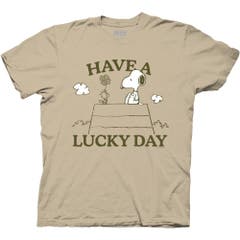 T-Shirts Peanuts Have A Lucky Day T-Shirt Peanuts Pop Culture