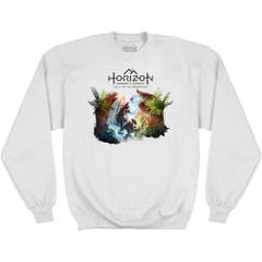 Hoodies and Sweatshirts Horizon Call of the Mountain Color Key Art And Logo Sweatshirt Horizon Call of the Mountain Video Games