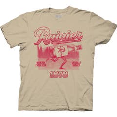 T-Shirts Rainier Running Bottle Seattle T-Shirt Rainier Pop Culture