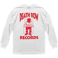 Long Sleeve Red Logo Long Sleeve T-Shirt Death Row Records Music