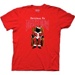 T-Shirts Death Row Records Christmas on Death Row Santa Chair T-Shirt Death Row Records Music