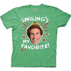 T-Shirts Smilings My Favorite Head T-Shirt Elf Movies