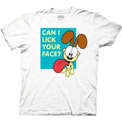 T-Shirts Garfield Odie Can I Lick Your Face T-Shirt Garfield Pop Culture