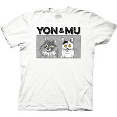 T-Shirts  Junji Ito's Cat Diary:Yon & Mu Cats Photo T-Shirt Junji Ito's Cat Diary: Yon & Mu Anime