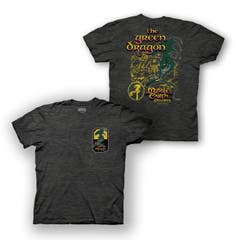 T-Shirts Lord of the Rings The Green Dragon Shire Map T-Shirt Lord of the Rings Movies