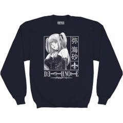 Hoodies and Sweatshirts Death Note Misa Kanji Frame Sweatshirt Death Note Anime