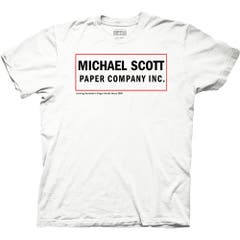 T-Shirts The Office Michael Scott Paper Company Adult Crew Neck T-Shirt The Office TV