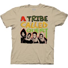 T-Shirts A Tribe Called Quest Group With 90's Font T-Shirt A Tribe Called Quest Music