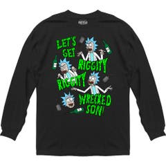 Long Sleeve Rick and Morty Riggity Riggity Wrecked Long Sleeve T-Shirt Rick and Morty TV
