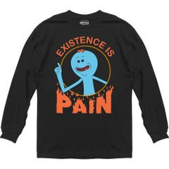 Long Sleeve Rick and Morty Existence is Pain Long Sleeve T-Shirt Rick and Morty TV
