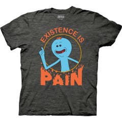 T-Shirts Rick and Morty Existence is Pain Adult Crew Neck T-Shirt Rick and Morty TV