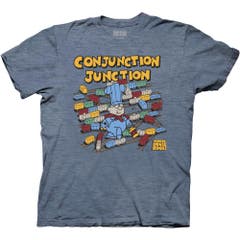 T-Shirts Schoolhouse Rock! Conjunction Junction Big Engineer T-Shirt Schoolhouse Rock Pop Culture
