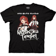 T-Shirts Mushoku Tensei Eris with Logo T-Shirt Mushoku Tensei Anime