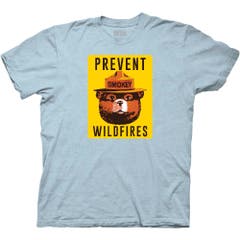 T-Shirts Smokey Bear Prevent Wildfires Sign T-Shirt Smokey Bear Pop Culture