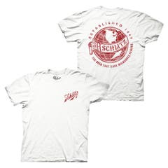 T-Shirts Schlitz Logo And Globe T-Shirt Schlitz Pop Culture