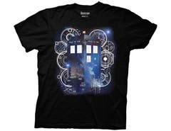 Doctor Who Tardis Space Tech Adult T-Shirt
