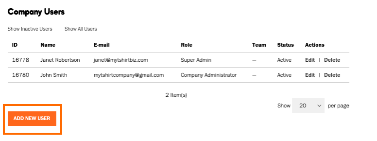 Example of uploaded resale certificates