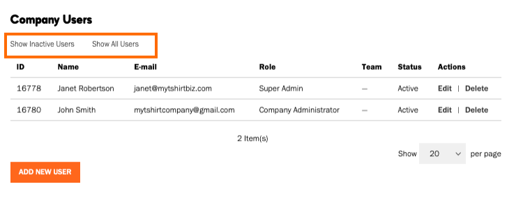 Example of uploaded resale certificates